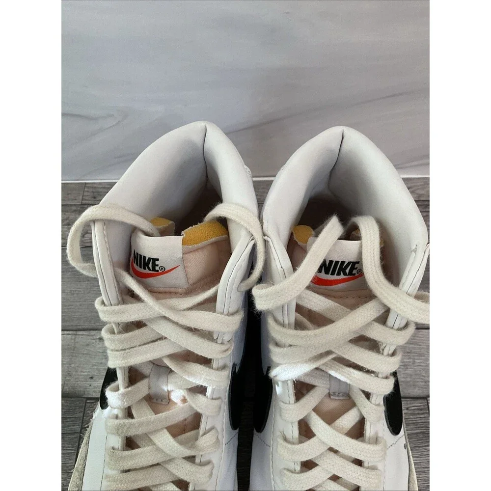 Nike Blazer Mid '77 Vintage White Black BQ6806-100 Og Men's Size 8.5 US